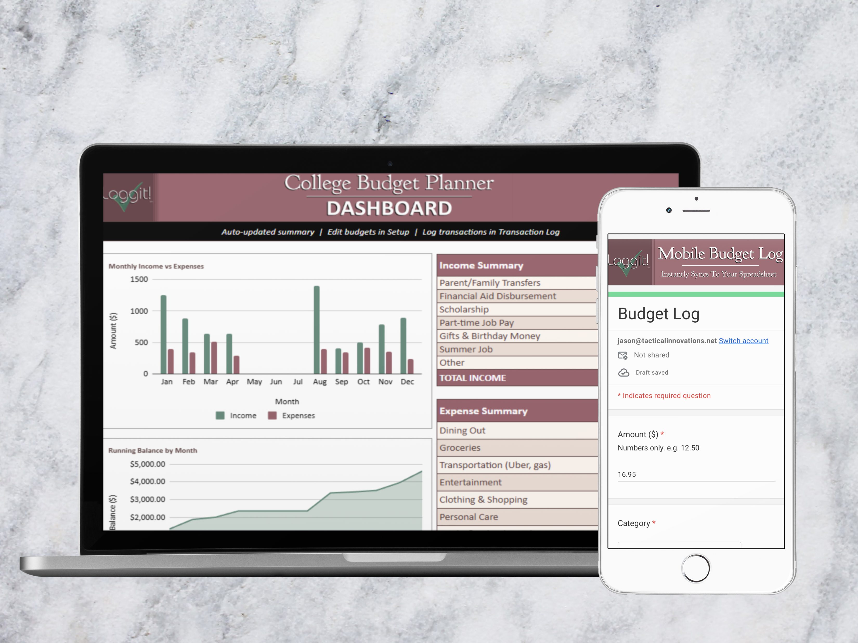 College Budget Planner